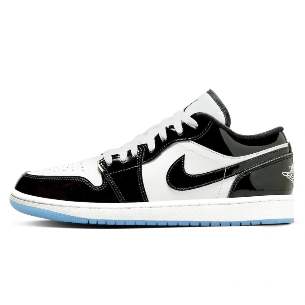 Tênis Air Jordan 1 Low - Preto/Branco "Concord"